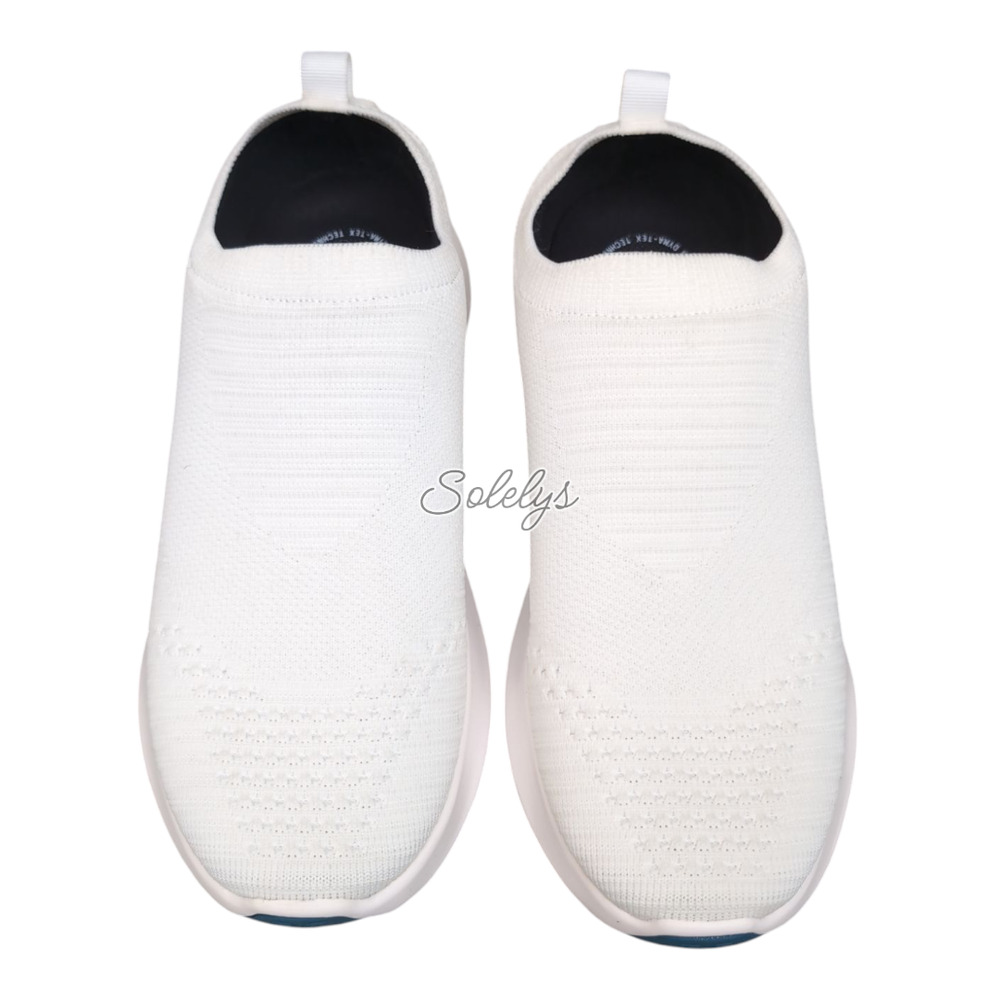 Vessi Everyday Move Slip On Womens 9 Polar White Waterproof Knit DymaTex Sneaker